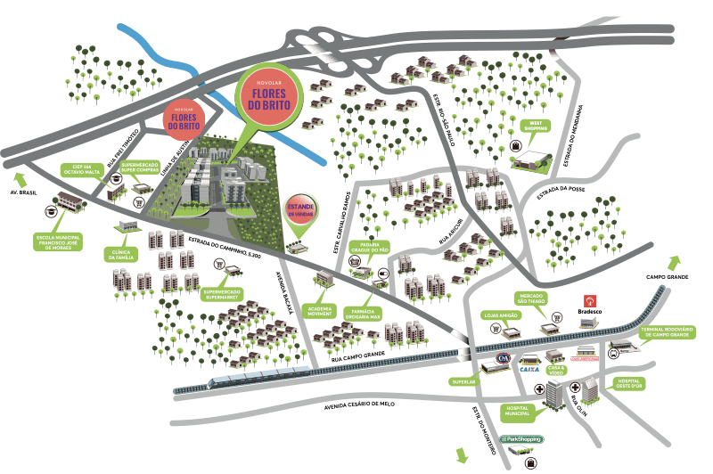 Mapa do Empreendimento